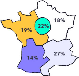 RÉPARTITION GÉOGRAPHIQUE